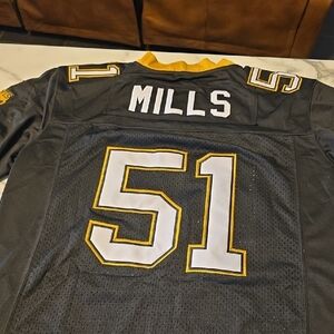 Mitchell & Ness Throwbacks SAINTS Mills Black Jersey